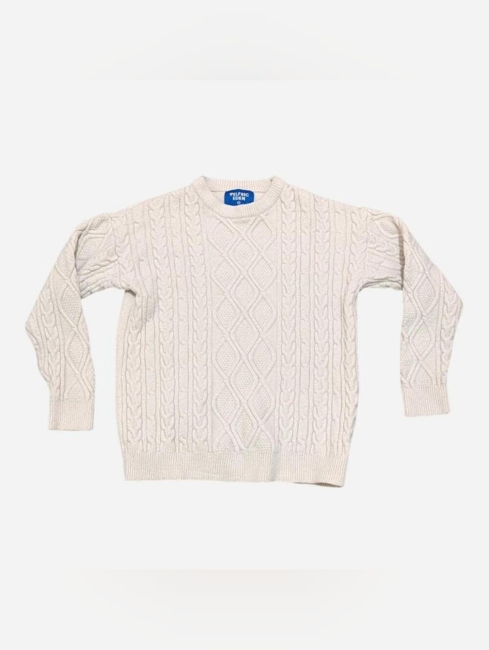 Aelfric Eden Oversized Cable Knit Sweater: Unisex (XS-XL)